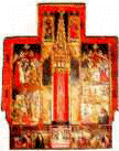 Retablo gtico de 1480, depositado en el Museo Diocesano de Solsona